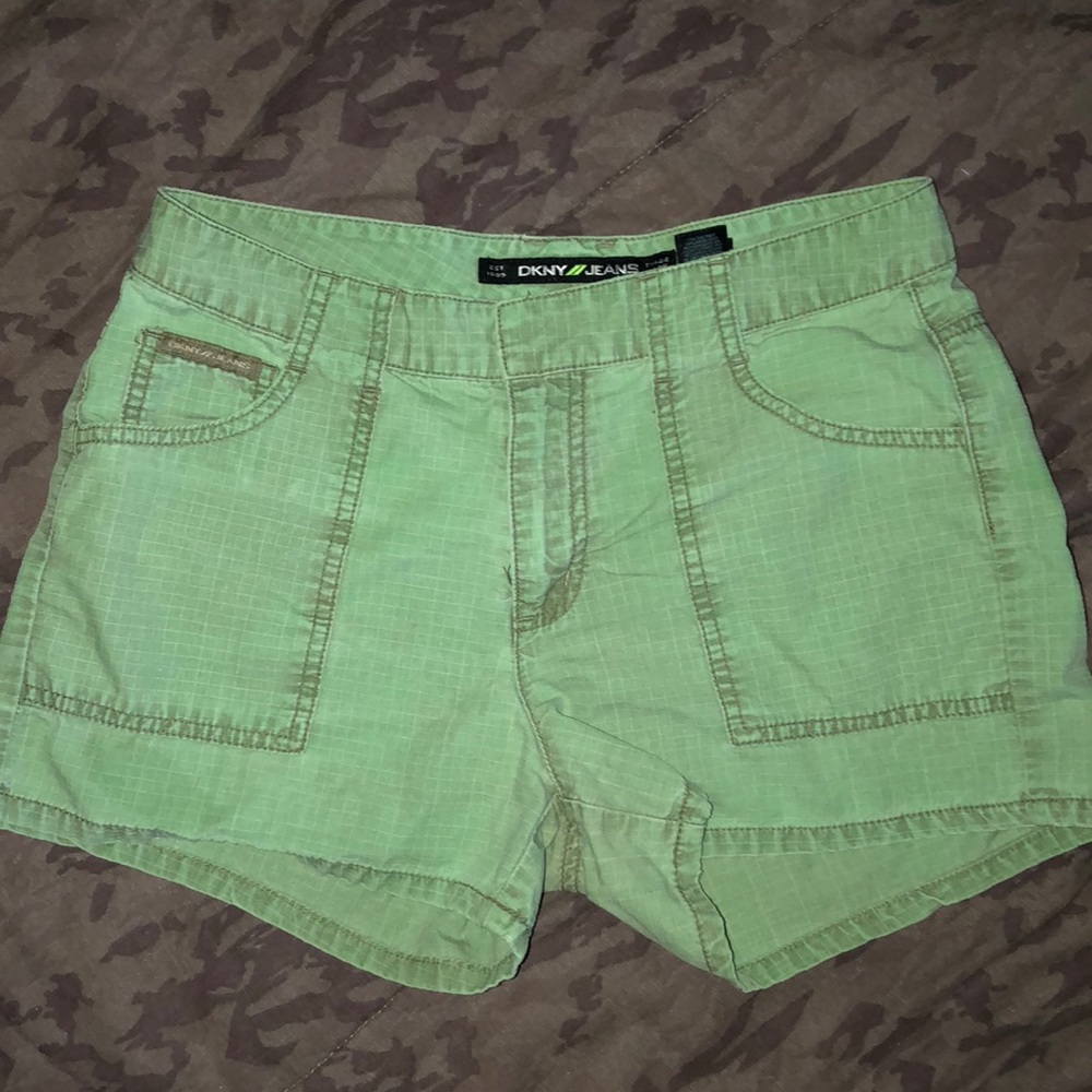 DKNY green shorts